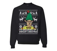 Well Happy Birthday Jesus Funny Quote Office Ugly Christmas Sweater Unisex Crewneck Sweatshirt, Black-5, S