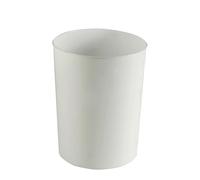 Well Home 11 Litre Plastic Waste Paper Bin, White