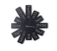 WELL HOME MOBILIARIO & DECORACIÓN Decorative metal wall clock with English numbers style 50x50