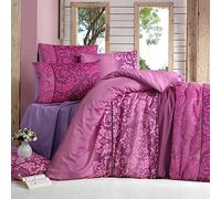 WELL HOME MOBILIARIO & DECORACIÓN Duvet Cover Set + 2 Pillowcases 240x220 Fuchsia Claret Red