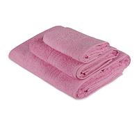 WELL HOME MOBILIARIO & DECORACIÓN Pink Towel Set (3 Piece)