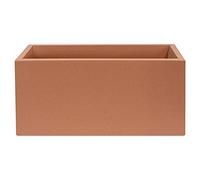 Well Home MOBILIARIO & DECORACIÓN Polyethylene rotomoulding Pot, Terracotta, 70 x 30 x 30 cm, Mediano
