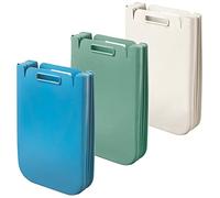 WELL HOME MOBILIARIO & DECORACIÓN Set of 3 Collapsible Multi-Purpose Container 25 Litres w/One (75L Total), Recycled Plastic, 45 x 30 cm, Colour