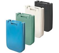 WELL HOME MOBILIARIO & DECORACIÓN Set of 4 Collapsible Multi-Purpose Container 25 Litres w/One (100 Litres Total), Recycled Plastic, 45 x 30 cm, Colour