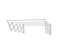 WELL HOME MOBILIARIO & DECORACIÓN Well Home Extendable Metal Wall Clothes Airer x 3 m, 60 cm (x3mt)