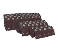 WELL HOME MOBILIARIO & DECORACIÓN WH0566 TOPAZ COLLECTION CHOCOLATE COTTON BATH TOWEL SET 450 GR/M2 50 X 30 100 X 50 150 X 100 CM