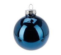 Well Home Set of 20 Blue Christmas Baubles Ø6cm - Glossy and Matt