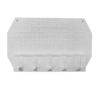 Well Home - Wall Key Hanger Someday I Hide to See What Face is Left to The Keys White