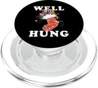 Well Hung Christmas Stocking Funny Adult Gag Joke For Dads PopSockets PopGrip for MagSafe