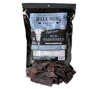 Well Hung Meats Old Fashioned Beef Jerky One Pound Resealable Craft Jerky Bag (16oz)
