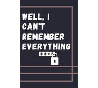 Well, I can't remember everything: password book alphabetical with tabs