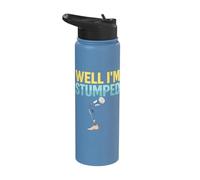 Well I'm Stumped Amputee Prosthetic Leg Recovery Survivor Stainless Steel Insulated Water Bottle