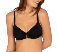 Well - Invisible Underwired Bra - Perfect Support, Natural Shape, Lining, Flat Finish - Interlocking Shape - Discreet and Elegant, Black, 34D