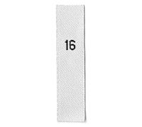 Well Made Tools A Roll of Fold Woven Size Tabs - White, 500pcs (16)