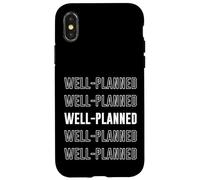 Well-planned Case for iPhone X/XS