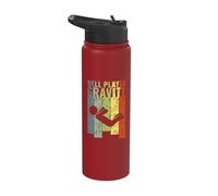 Well Played Gravity Accident Injury Broken Bones Recovery Stainless Steel Insulated Water Bottle