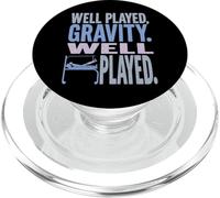 Well Played Gravity Well Played - Funny Broken Leg Foot PopSockets PopGrip for MagSafe