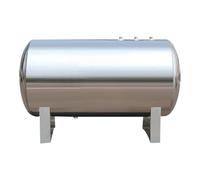 Well Pressure Tank, Horizontal Stainless Steel Water Pressure Tank with Mounting Kit, Pressurized Water Storage for Industrial, Residential(300L: 27.5x60.6in/70x154cm)