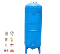 Well Pressure Tank, PE Material, Odorless, Thickened One Piece Mold, Vertical Well Pressure Tank for Home, School, Farm(80x35cm)