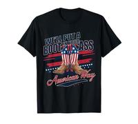 We'll Put A Boot In Your Ass Western Cowgirl 4th Of July T-Shirt