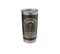 Well-Read Woman Dangerous Creature Book Lover Reader Stainless Steel Insulated Tumbler