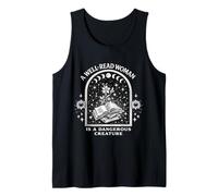 Well-Read Woman is A Dangerous Creature Feminist Book Lovers Tank Top