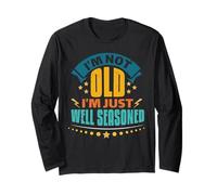 Well Seasoned Funny Grandparents Day Humor Retirement Long Sleeve T-Shirt