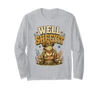 Well Sheeyit Frog Southern Texas Yeehaw Y'all Cowboy Long Sleeve T-Shirt