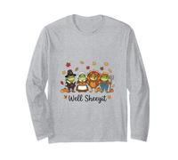 Well Sheeyit Frog Thanksgiving Fall Harvest Autumn Long Sleeve T-Shirt