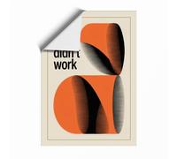 Well That Didn't Work Mid-Century Unframed Wall Art Print A4 (29.7×21cm), Wall Decor for Living Room, Bedroom, Office & Home, Art Gift