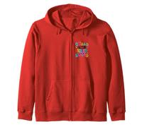 Well That Escalated Quickly Funny Kids Quote Cute Chaotic Zip Hoodie