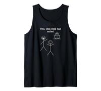 Well, that ship has sailed. Funny Idiom Stick Figures & Boat Tank Top