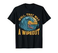 Well That was A Wipeout Funny Surfing Surf Surfboard Vintage T-Shirt