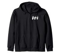 Well that's not a good sign, ASL Funny Speech Therapist Zip Hoodie