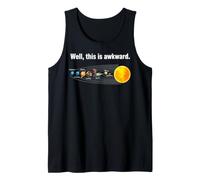 Well This is Awkward Flat Earth Solar System Tank Top