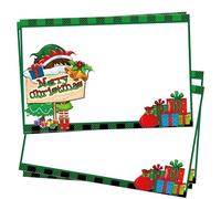 Well tile 50 Pack Christmas Elf Notes North Pole Elf Christmas Cards 4x6 Inch-Kids Magical Elf Letters Note Cards From Elf Christmas Winter Holiday Kids Activities Favor