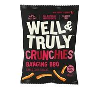 Well&Truly Crunchies Bangin BBQ 100g [Pack of 14]