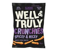 Well&Truly Crunchies Spicey & Nicey 100g [Pack of 14]
