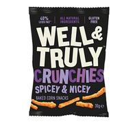 Well&Truly Crunchies Spicey & Nicey 30g [Pack of 10]