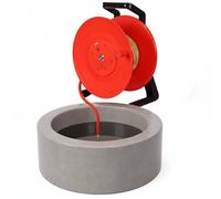 Well Water Depth Gauge, Level Meter Groundwater Well Depth Sensor, with Fixed Probe & Steel Tape, Measures Depths from 10m to 300m, for Well Repairers 30m