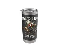 Well Who's Thinking Outside The Box Now Dad, Dark Humor Goth Stainless Steel Insulated Tumbler