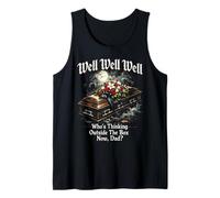 Well Who's Thinking Outside The Box Now Dad, Dark Humor Goth Tank Top