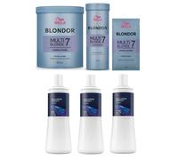 WELLA Blondor Multi Blonde Powder 400g / 800g, Welloxon Developer 1Litre -Choose