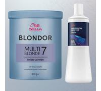 WELLA Blondor Multi Blonde Powder 400g / 800g, Welloxon Developer 1Litre -Choose