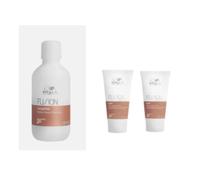 Wella Fusion Intense Repair Shampoo 100ml & 2 x fusion Masks 30ml each tube