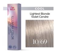 Wella Illumina Colour 10/69 Light Blonde Violet Cendre 60 ml Pack of 2