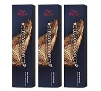 Wella Koleston Perfect ME+ 10/04 Light Blonde Natural Red 60 ml Pack of 3