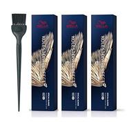 Wella Koleston Perfect Me+ 12/16 Pack of 3 Special Ash Violet Blonde 60ml and Color Brush