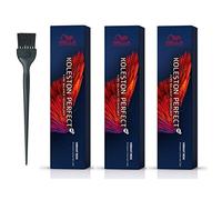 Wella Koleston Perfect Me+ Vibrant Reds 7/43 Pack of 3 Medium Red Gold Blonde 60ml