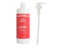 Wella Professional Brilliance Shampoo - Coarse Thick Hair 1000ml